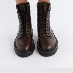 Zara Lace-Up Boots